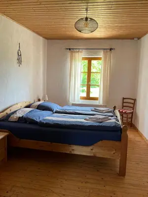 Ein Bett oder Betten in einem Zimmer der Unterkunft Traumhafte Auszeit direkt am Nürburgring