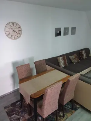 Ein Sitzbereich in der Unterkunft Koblenz Asterstein Ferienwohnung