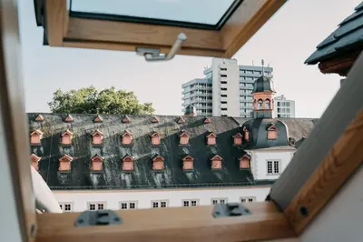 Das Gebäude in dem sich die Ferienwohnung befindet