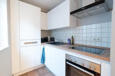 Küche/Küchenzeile in der Unterkunft Stilvolle Wohlfühloase Andernach