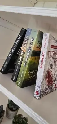 Die Bibliothek in der Ferienwohnung