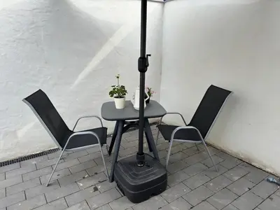 Grundriss der Unterkunft Ganzes Haus in Innenstadt für 3 Küche Terrasse