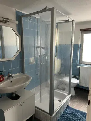 Ein Badezimmer in der Unterkunft Ferienwohnung 2 in direkter Nähe zum Rhein