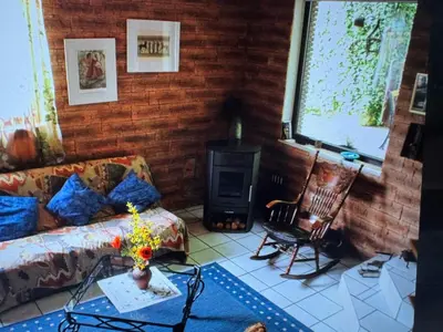 Ein Sitzbereich in der Unterkunft Ferienwohnung Danielle Kessler