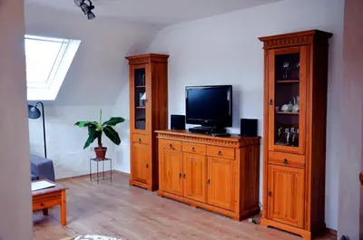 TV/Unterhaltungsangebot in der Unterkunft Landhaus Grimburg - Ferienwohnung Obergeschoss