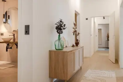 Grundriss der Unterkunft Bright Suite I Sauna I TV I Kitchen