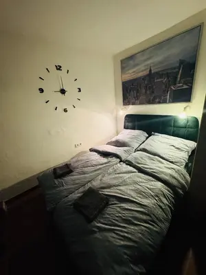 Ein Bett oder Betten in einem Zimmer der Unterkunft Waterfront Living Koblenz