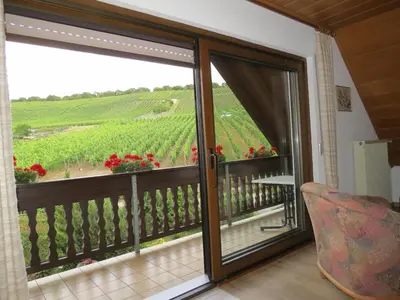 Ein Balkon oder eine Terrasse in der Unterkunft Ferienwohnungen 
