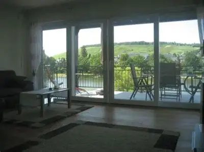 Ein Balkon oder eine Terrasse in der Unterkunft Fewo Mosel & mehr