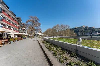 Das Gebäude in dem sich die Ferienwohnung befindet