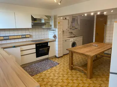 Küche/Küchenzeile in der Unterkunft Ferienwohnung am Ellerbach
