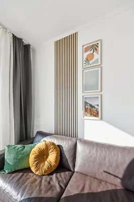Ein Sitzbereich in der Unterkunft DDHomes- Firmen & Monteure App - 6 Pers,Balkon,zentral, SmartTV