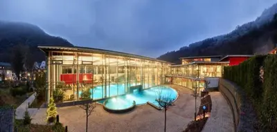 Der Swimmingpool an oder in der Nähe von Ferienwohnung EG AusZeit