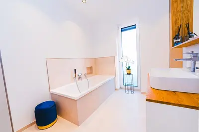 Ein Badezimmer in der Unterkunft VIP Suite with Panoramic Views