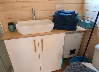 Grundriss der Unterkunft Tiny Haus bei Laacher See modernes voll ausgestattet