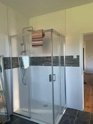 Ein Badezimmer in der Unterkunft Landhaus Eifelliebe