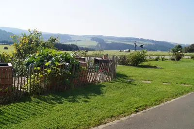 Naturlandschaft in der Nähe des Bauernhofs