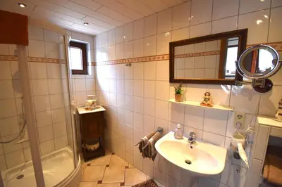 Ein Badezimmer in der Unterkunft Ferienwohnung Schwitalla