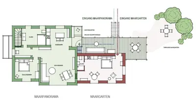 Grundriss der Unterkunft Haus Marianne am Maar| Ferienwohnungen