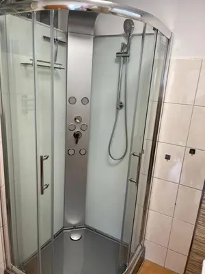 Ein Badezimmer in der Unterkunft Burgnest