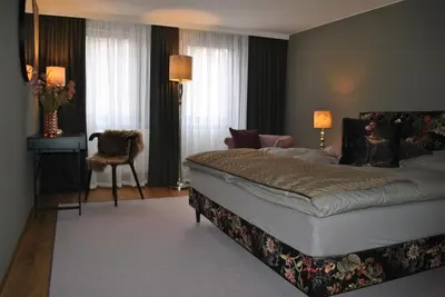 Ein Bett oder Betten in einem Zimmer der Unterkunft Ferienwohnung im Herzen von Meisenheim