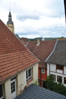 Das Gebäude in dem sich die Ferienwohnung befindet