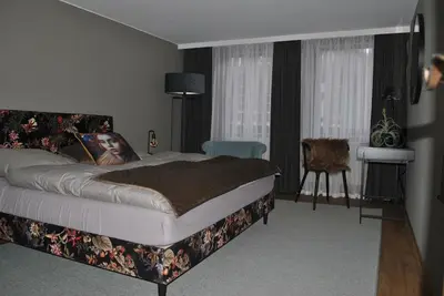 Ein Bett oder Betten in einem Zimmer der Unterkunft Ferienwohnung im Herzen von Meisenheim