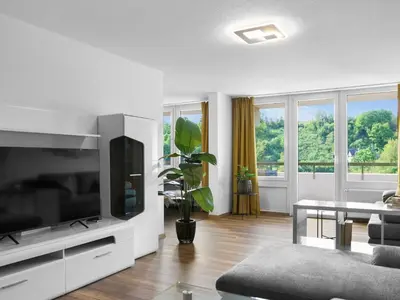 TV/Unterhaltungsangebot in der Unterkunft Living bei Höchst