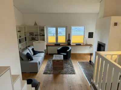 Ein Sitzbereich in der Unterkunft Ferienhaus 926