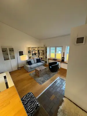 Ein Sitzbereich in der Unterkunft Ferienhaus 926