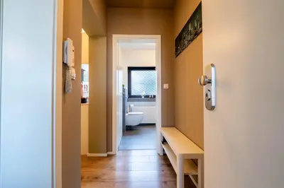 Ein Badezimmer in der Unterkunft Staydia Apartment ruhige Lage mit Parkplatz