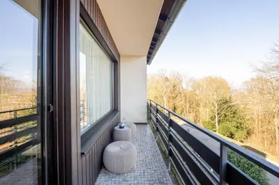 Ein Balkon oder eine Terrasse in der Unterkunft Staydia Apartment ruhige Lage mit Parkplatz