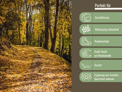 Grundriss der Unterkunft Kamin-Apartment Bodanum mit eigener Terrasse - naturnahe Ortsrandlage - VDSL - 10 min zum Nürburgring