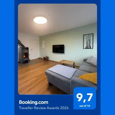 Kamin-Apartment Bodanum mit eigener Terrasse - naturnahe Ortsrandlage - VDSL - 10 min zum Nürburgring