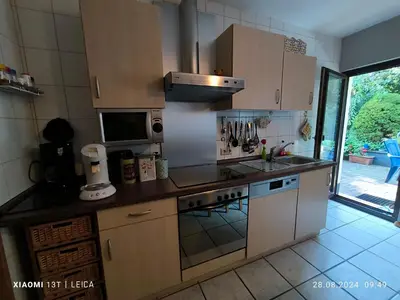 Küche/Küchenzeile in der Unterkunft Ferienwohnung Horst Schäfer