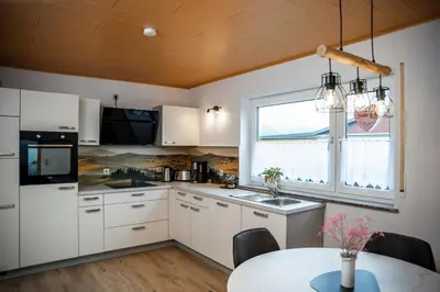 Küche/Küchenzeile in der Unterkunft Ferienhaus Pauly