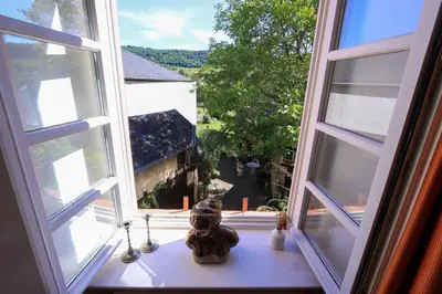 Ein Balkon oder eine Terrasse in der Unterkunft B&B Echternacher Hof