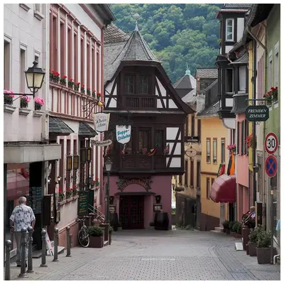 Das Gebäude in dem sich die Ferienwohnung befindet