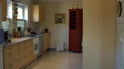 Küche/Küchenzeile in der Unterkunft Rheinblick Apartment