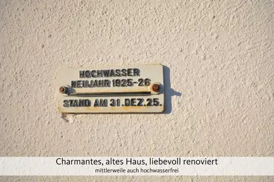 Ein Zertifikat, Auszeichnung, Logo oder anderes Dokument, das in der Unterkunft Ferienhaus Anno 1912 ausgestellt ist