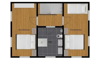 Grundriss der Unterkunft Ferienhaus Anno 1912