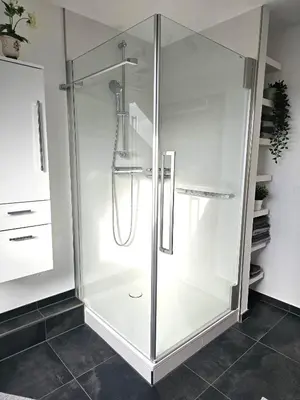 Ein Badezimmer in der Unterkunft Landhaus SoonZauber - Exklusives Paar-Hideaway im Naturpark Soonwald-Nahe