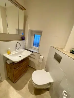 Ein Badezimmer in der Unterkunft Traumhaus an der Lahn- Dreamhouse at River Lahn