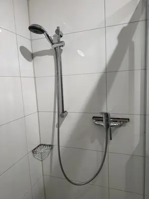Ein Badezimmer in der Unterkunft Ferienwohnung Liva Wohnung A