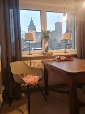 Grundriss der Unterkunft Ferienwohnung mit Burgblick
