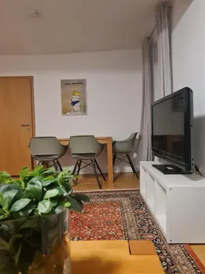 TV/Unterhaltungsangebot in der Unterkunft Ferienwohnung mit Burgblick