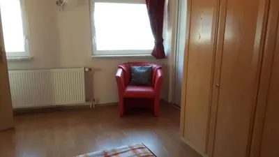 Ein Sitzbereich in der Unterkunft Zwei Ferienwohnungen 