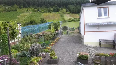 Ein Garten an der Unterkunft Zwei Ferienwohnungen 