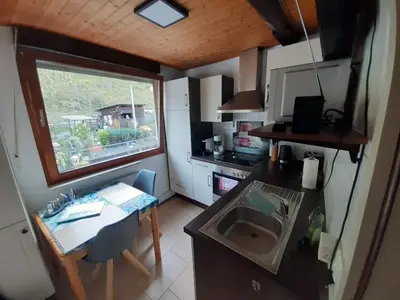 Küche/Küchenzeile in der Unterkunft Ferienwohnung Stephanie