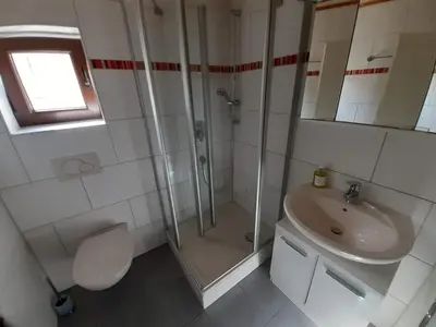 Ein Badezimmer in der Unterkunft Ferienwohnung Stephanie